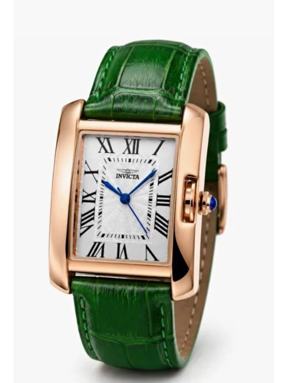 Invicta Celestial Women's Watch 30mm Green Band  70297 Rose Gold-Leather NEW